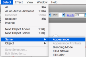 Select Same Appearance