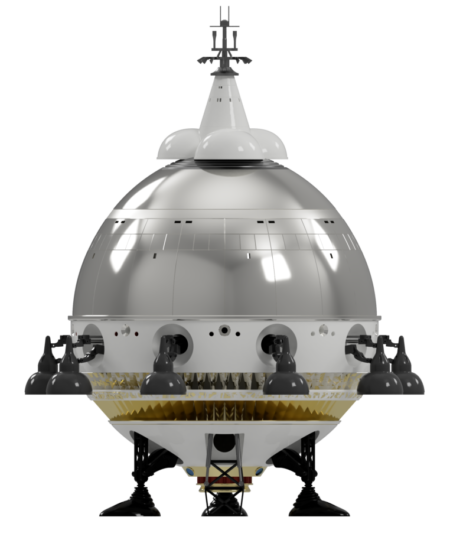 ET Ship Zero Charisma Phone Home Mothership E.T. rendering of model